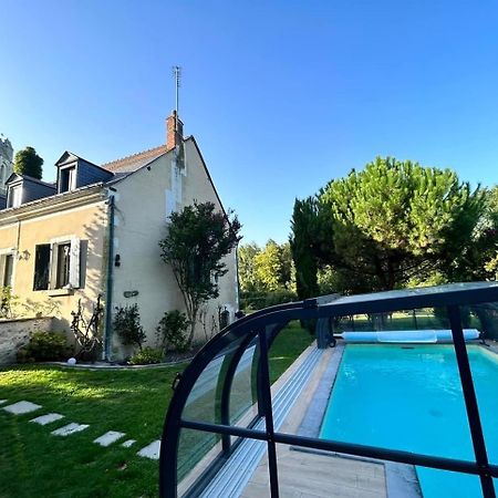 Le Clos Du Tilleul Fabuleuse Propriete 15 A 30 Pers Piscine Au Coeur D'Un Charmant Village Thilouze Exterior foto