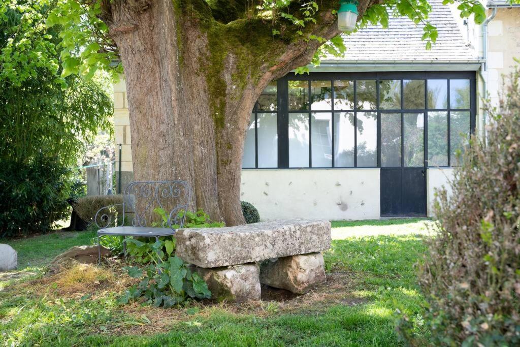 Le Clos Du Tilleul Fabuleuse Propriete 15 A 30 Pers Piscine Au Coeur D'Un Charmant Village Thilouze Exterior foto